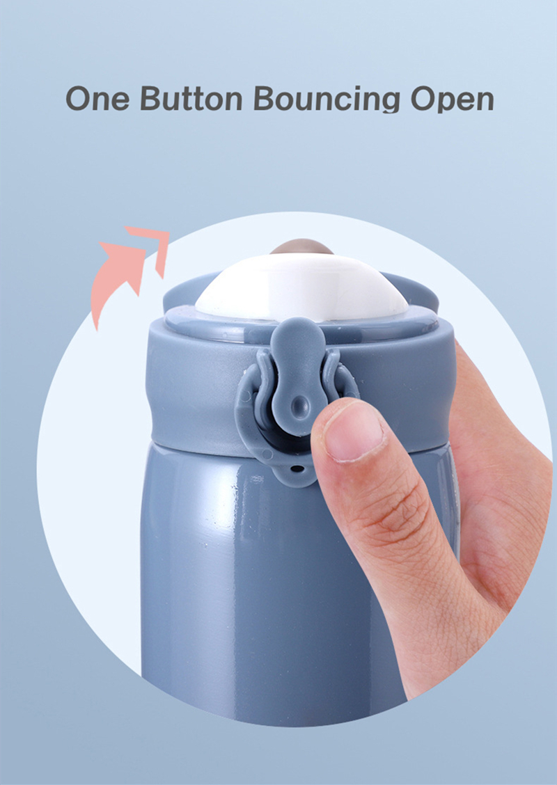 Korean Gradient Color Portable Stainless Steel Insulation Tumbler - Image 3