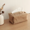 Japanese Art Simple Cotton Linen Tissue Box