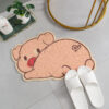 Welcome Pig Doormat Mat Entrance Rug Hallway Rectangle
