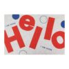 Hello Slogan Non-slip Entrance Door Mat