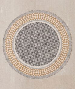 Round Rug 4X4 Feet Size, Cotton Rug, Office Rug, Floor Rug, Kitchen Rug