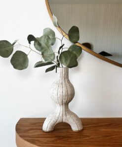 Ceramic Speckled Dried Flower Vase | Modern