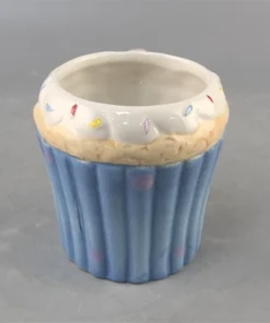 Alternative view of Ice Cream Muffin Cake Shaped Ceramic Mug Cute Novelty Coffee Cup For Women Party Centerpiece Table Decor Birthday Gift Home