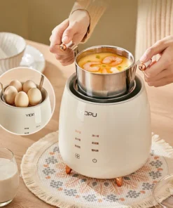400W Smart Egg Cooker Multi-function Electric Cooker Dormitory Quick Breakfast Machine Appointment Electric Steamer Auto Shutdow