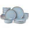 16/32 Piece Ceramic Dinnerware Set Oven Safe Stoneware Set with 4 PCS Dinner Plate/Dessert Plate/Soup/ Bowl