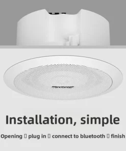 Alternative view of HotSale Wireless Ceiling Speaker Bluetooth in-Ceiling Embedded Subwoofer Home Theater Sound System in Wall Easy Install Password