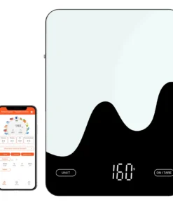 Digital Food Scale 10kg/1g Kitchen Scales with Nutrition Calculator APP Rechargeable Gram Scale for Weight Loss Baking Scale